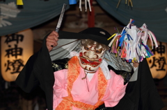 津野山古式神楽～諏訪神社　山探し①