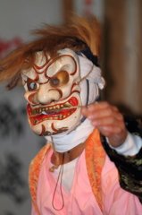 津野山古式神楽～諏訪神社　山探し③