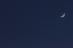 金星と月