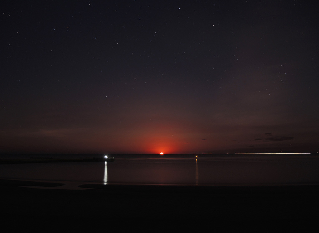 夜は一時間