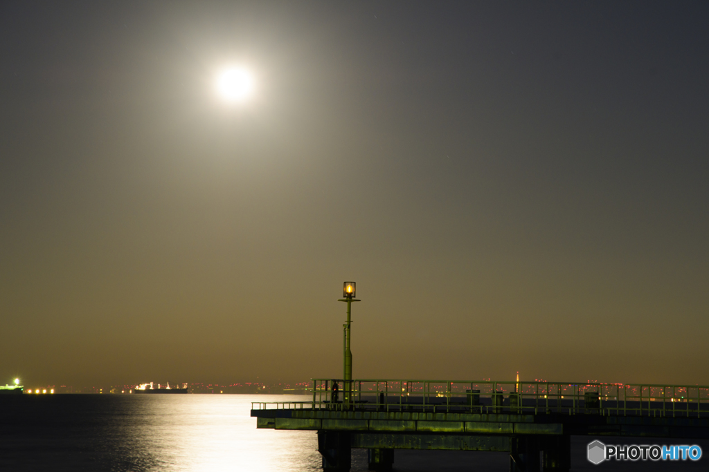 夜中の太陽