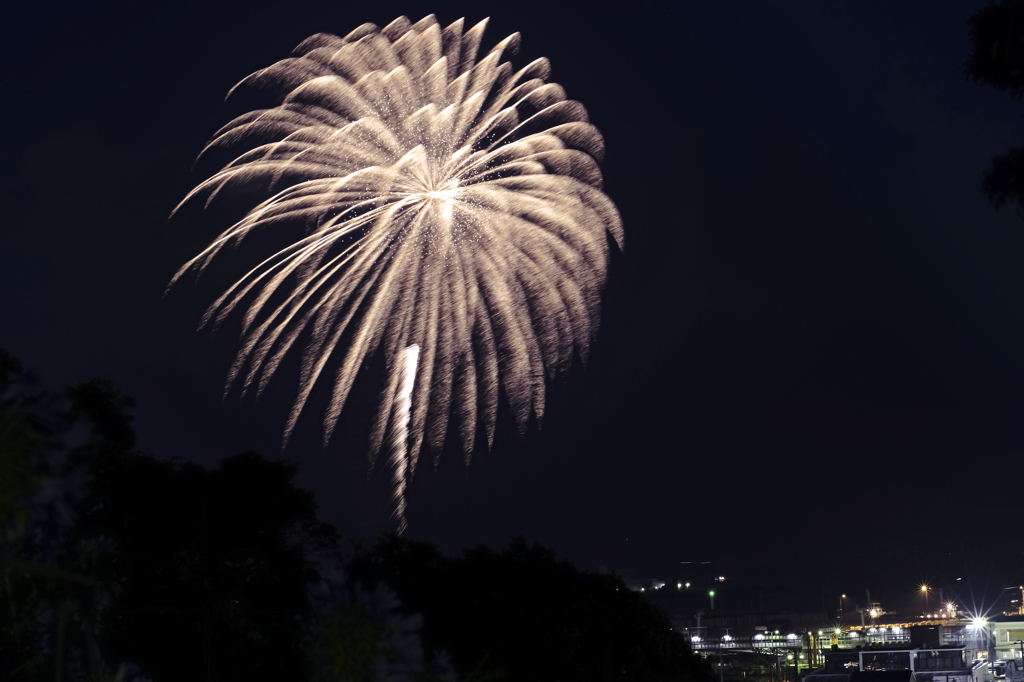 久里浜ペリー来航花火2015