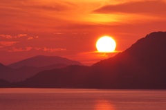 下松の夕日2
