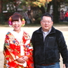 父娘（和装前撮りにて）