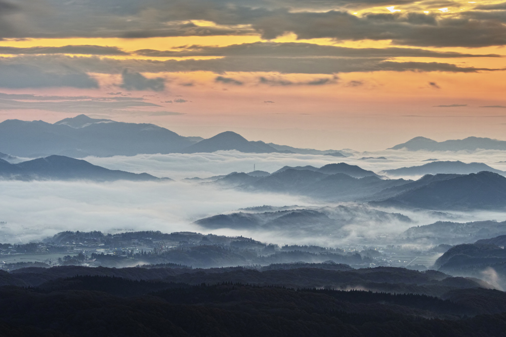 蒜山・鬼女台から雲海'2014 1