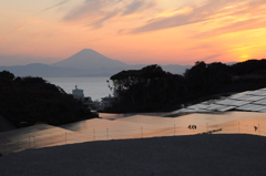 夕日