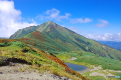 山と湖