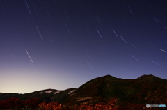 山と星空