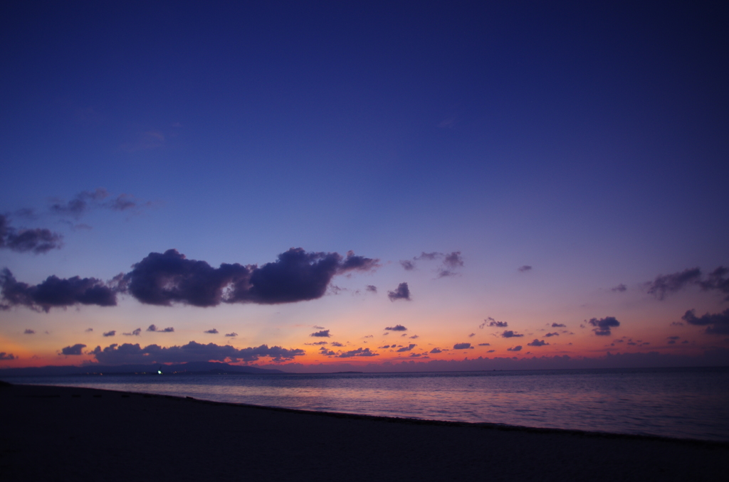 竹富島の夕日③