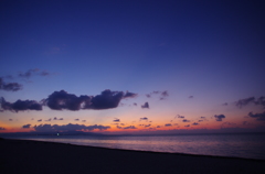 竹富島の夕日③