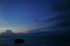 dawn in desolate blue