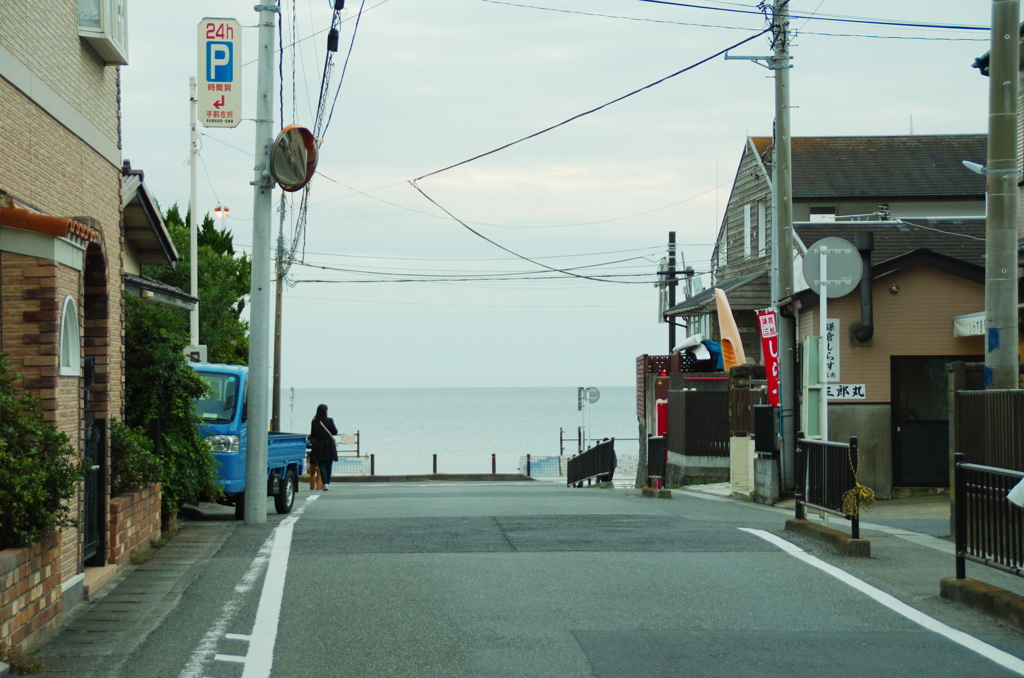 海沿いの町