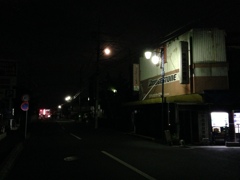 夜の自転車屋