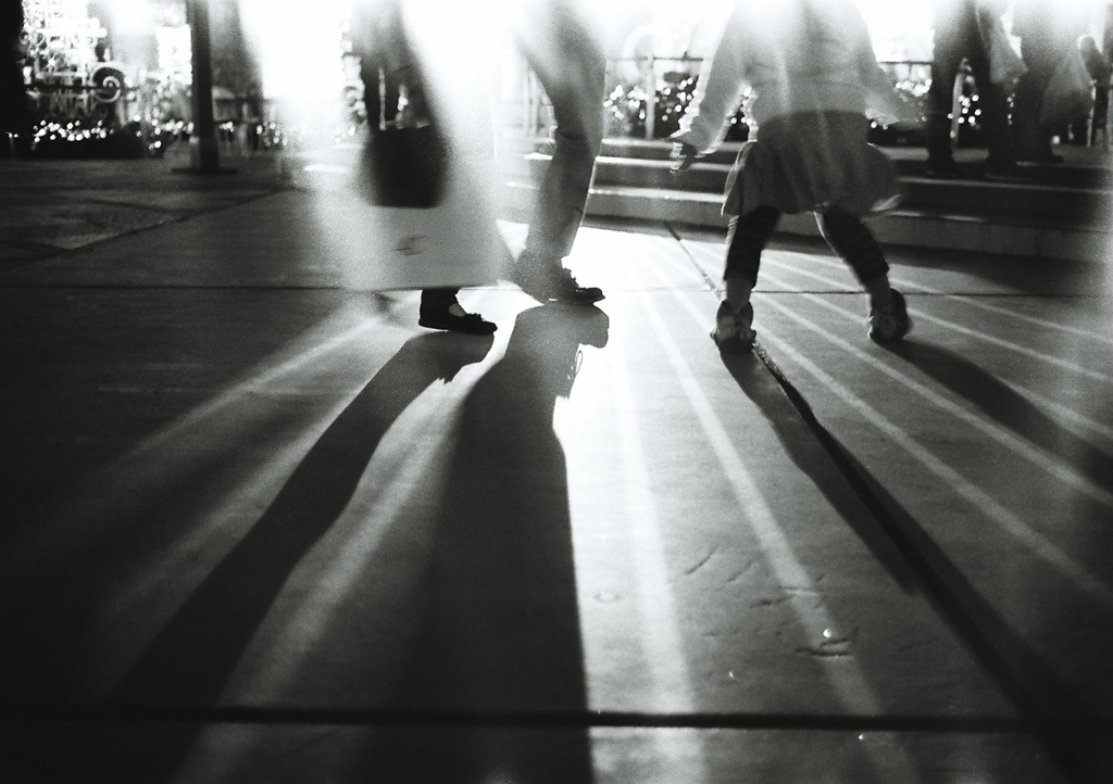 The shadow lengthens
