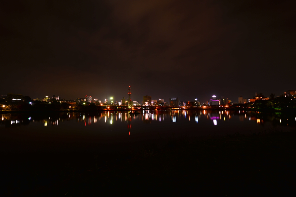 水戸の夜景