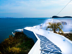 サントリーニ島のような風景