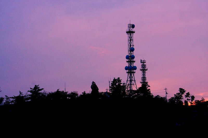 遥照山　電波塔　