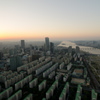 韓国　６３ビルからの夕日
