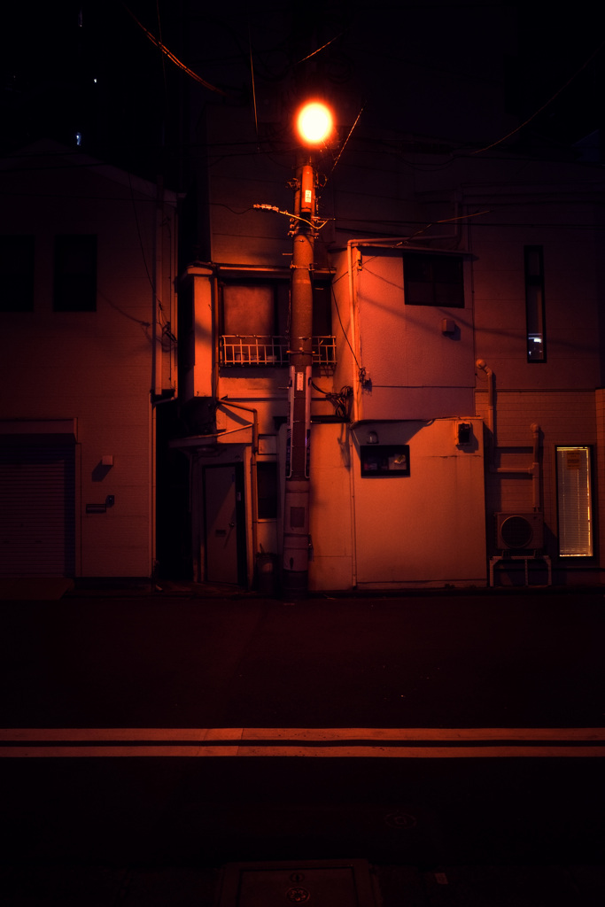 街灯景