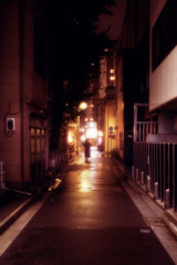 東京路地裏夜景