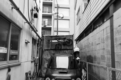 路地にて