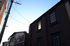 朝日が灯る