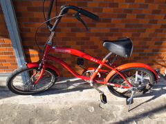 自転車の赤