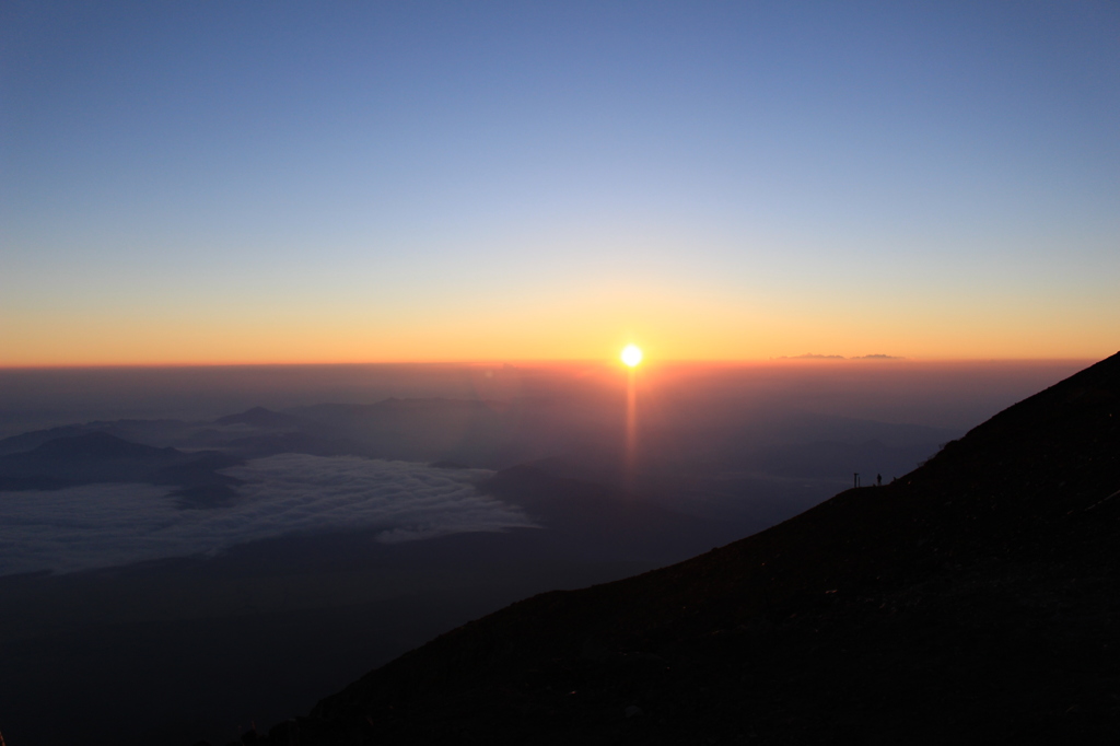 富士山　ご来光