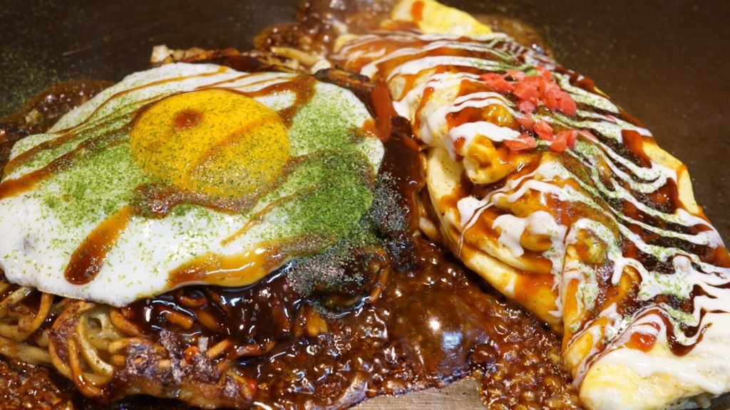 THE モダン焼き&とん平焼き