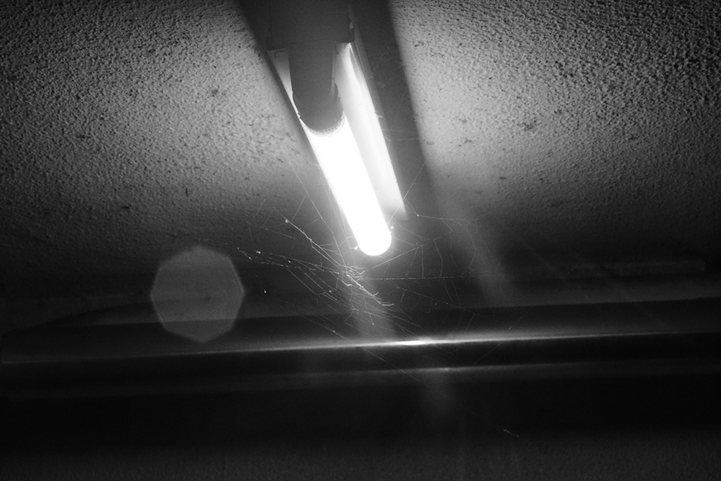 帰路の階段通路