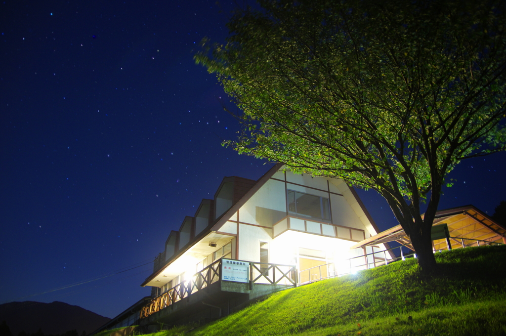牧場の夜
