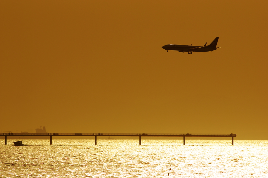 Sunset approach