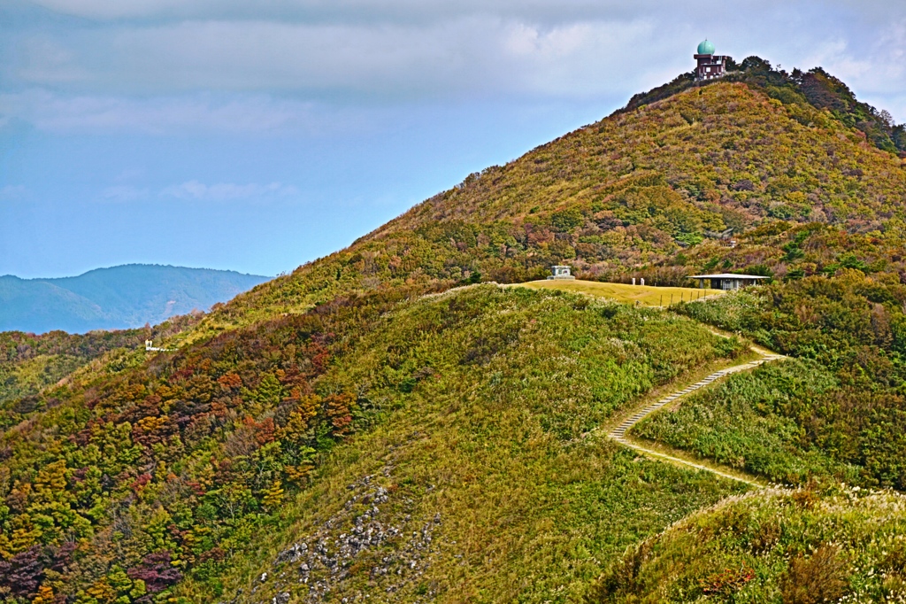 弥彦山山頂