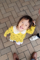 娘の笑顔