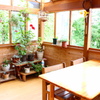 植物のあるコテージ