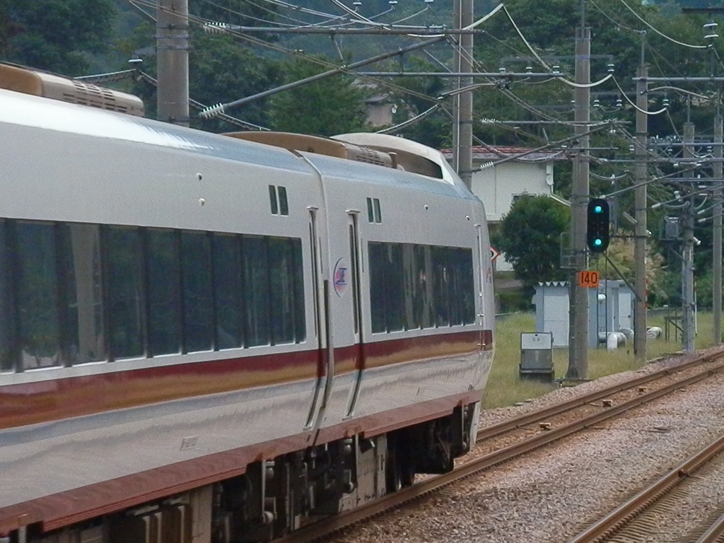 高速進行現示（GG信号）と北越急行683系