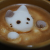 猫マシュマロラテ