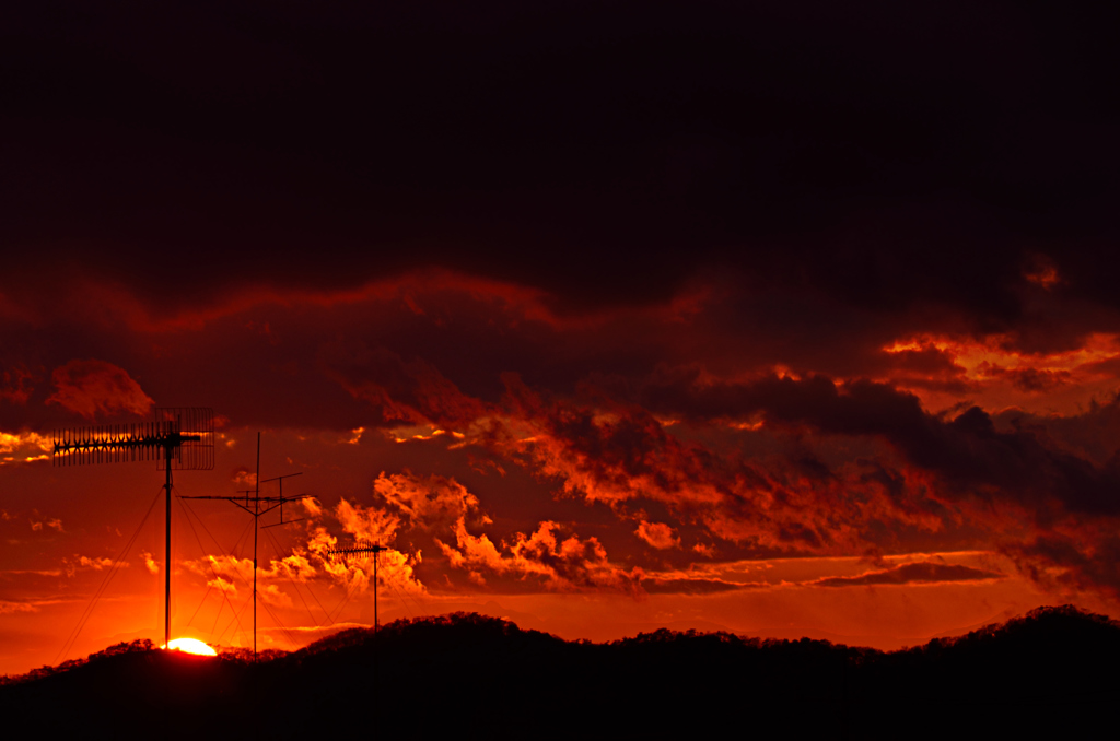 Suddenly the sky