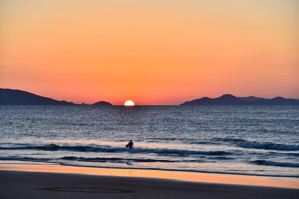 sunset surfer