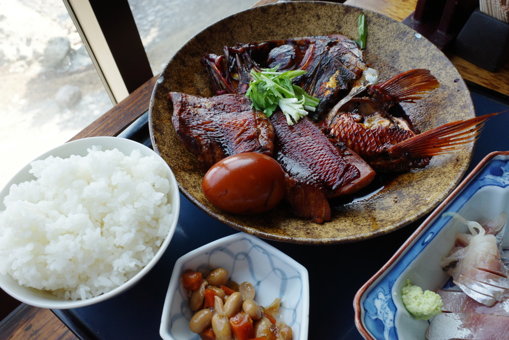 金目鯛の煮付け定食