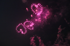 夜空のハート