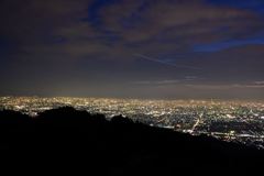 生駒山からの夜景