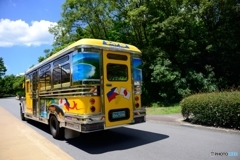 野外民族博物館　リトルワールドの循環バス