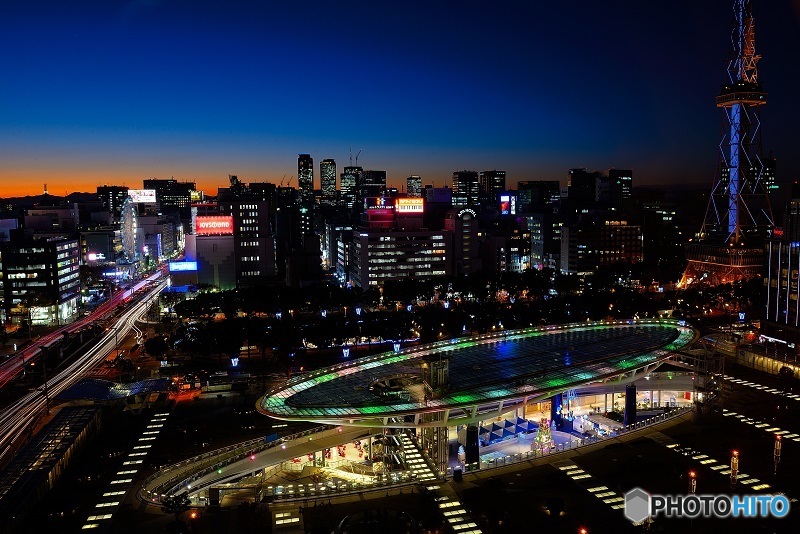 名古屋　栄　夜景01