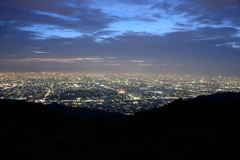 生駒山からの夜景