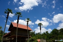 野外民族博物館　リトルワールド　タイの家