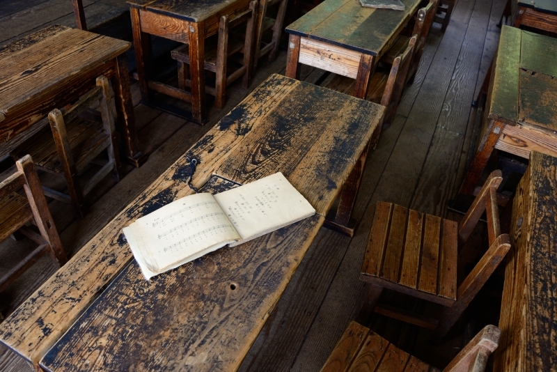 三重県尋常師範学校・蔵持小学校の机