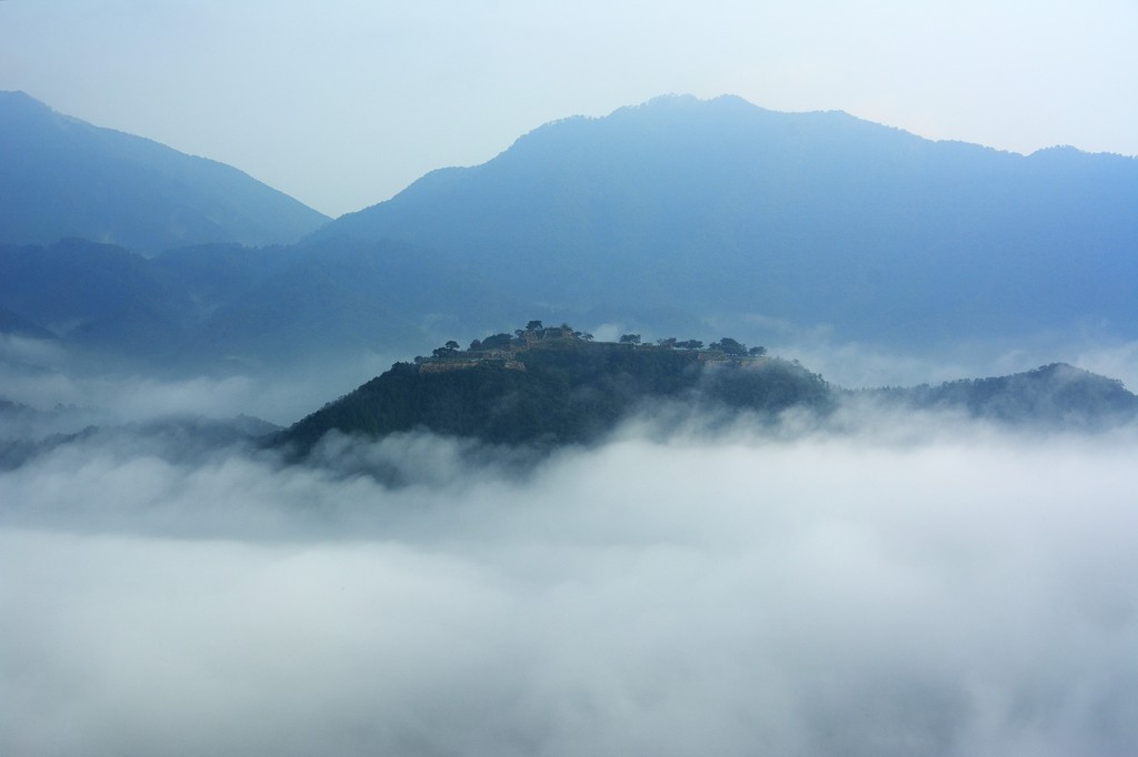 雲海の竹田城跡