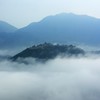 雲海の竹田城跡