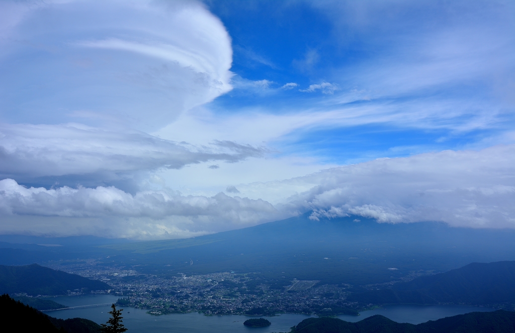 新道峠 吊るし雲